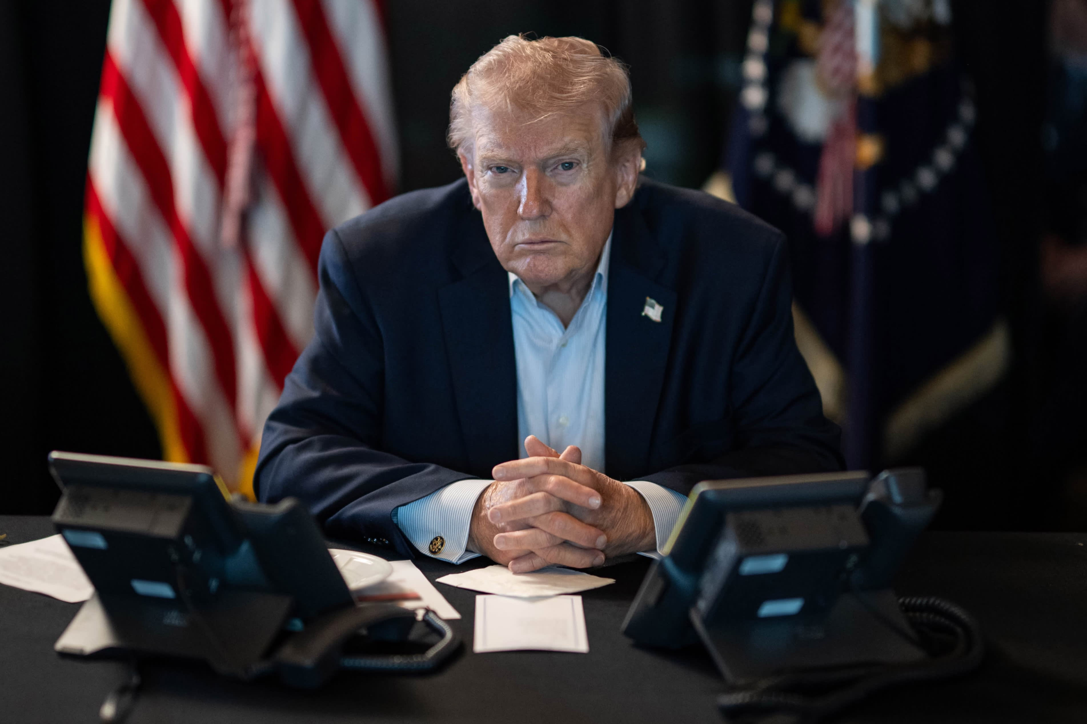 Trump says Iran will be bombed at a 'much higher level' if it doesn't agree to peace deal