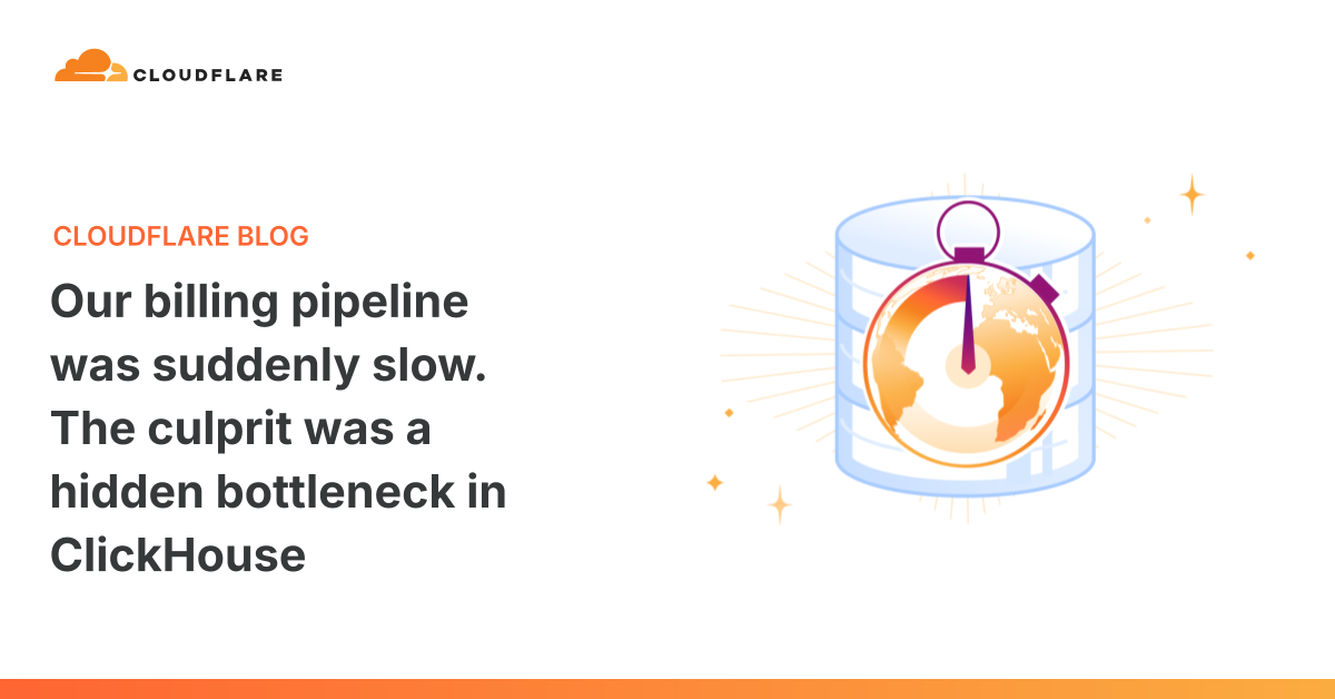Our billing pipeline was suddenly slow. The culprit was a hidden bottleneck in ClickHouse